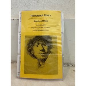 Rembrandt Projection Album Selection of Slides Twelve Slides Original‎ Etchings
